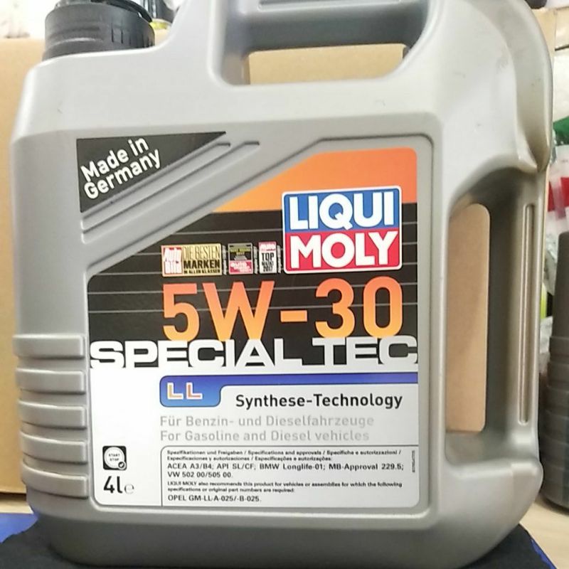 LIQUI MOLY 5w30 Special Tec LL (4L) | Shopee Malaysia