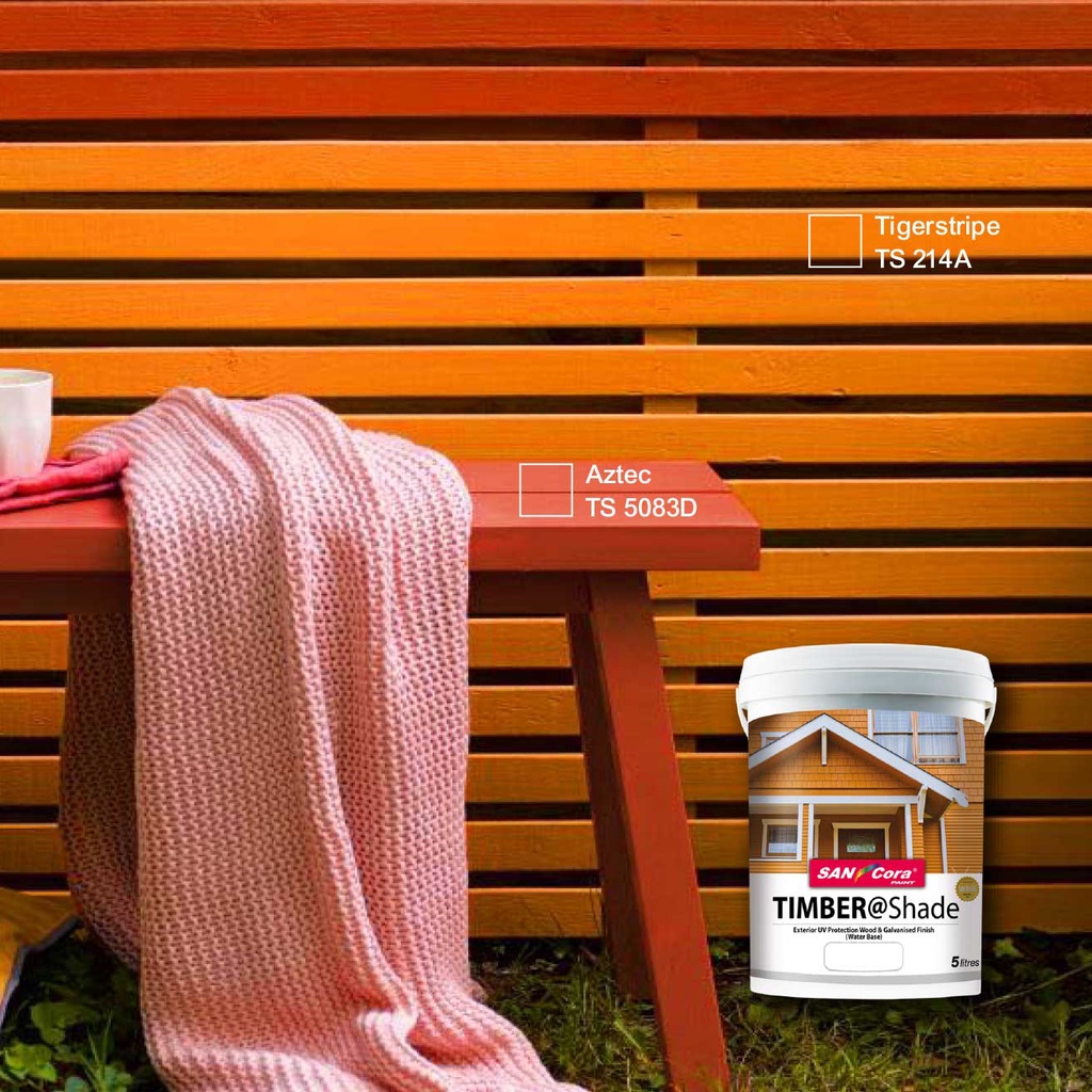 (5 Litres) TIMBER@Shade ~ Exterior UV Protection Wood & Galvanized ...