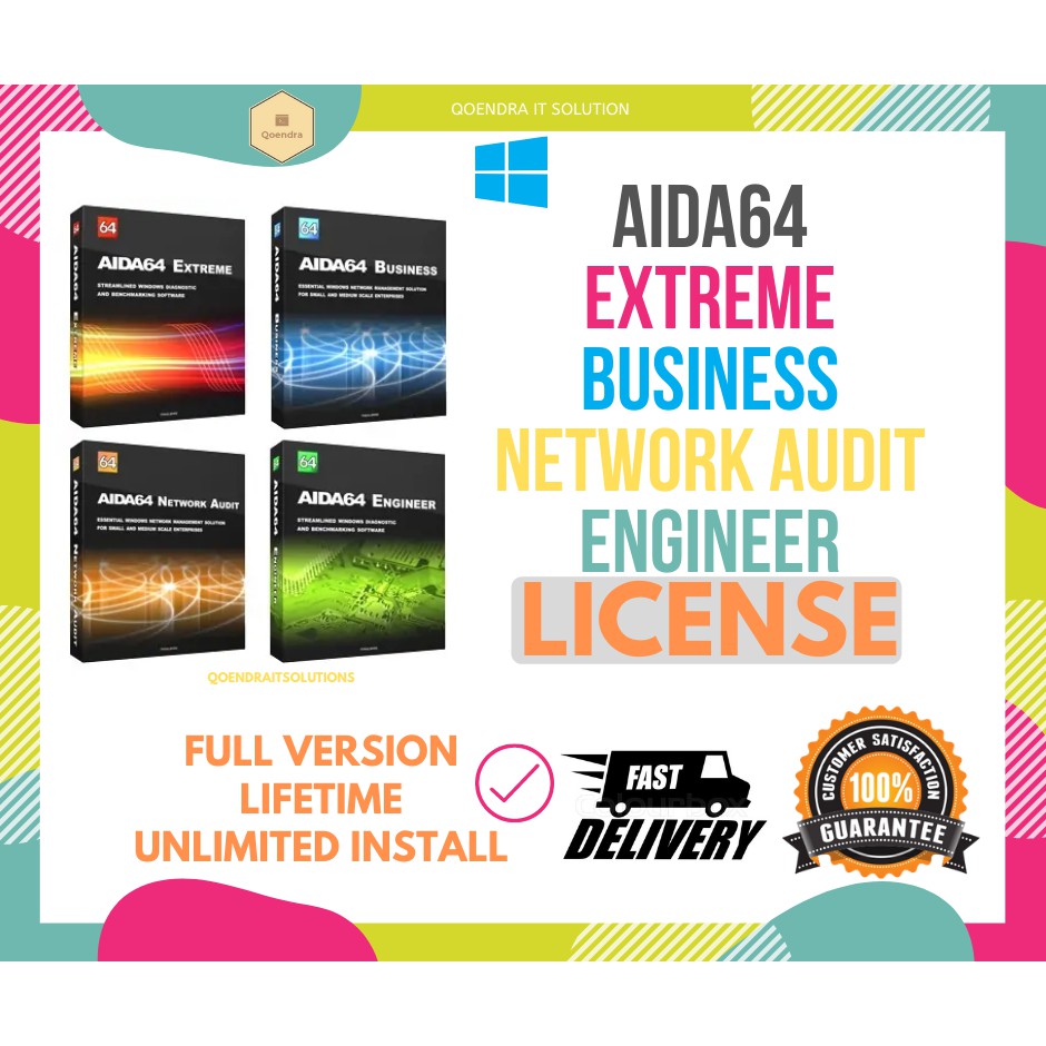 AIDA64 🔥License🔥 | Extreme | Business | Network Audit | Engineer ...