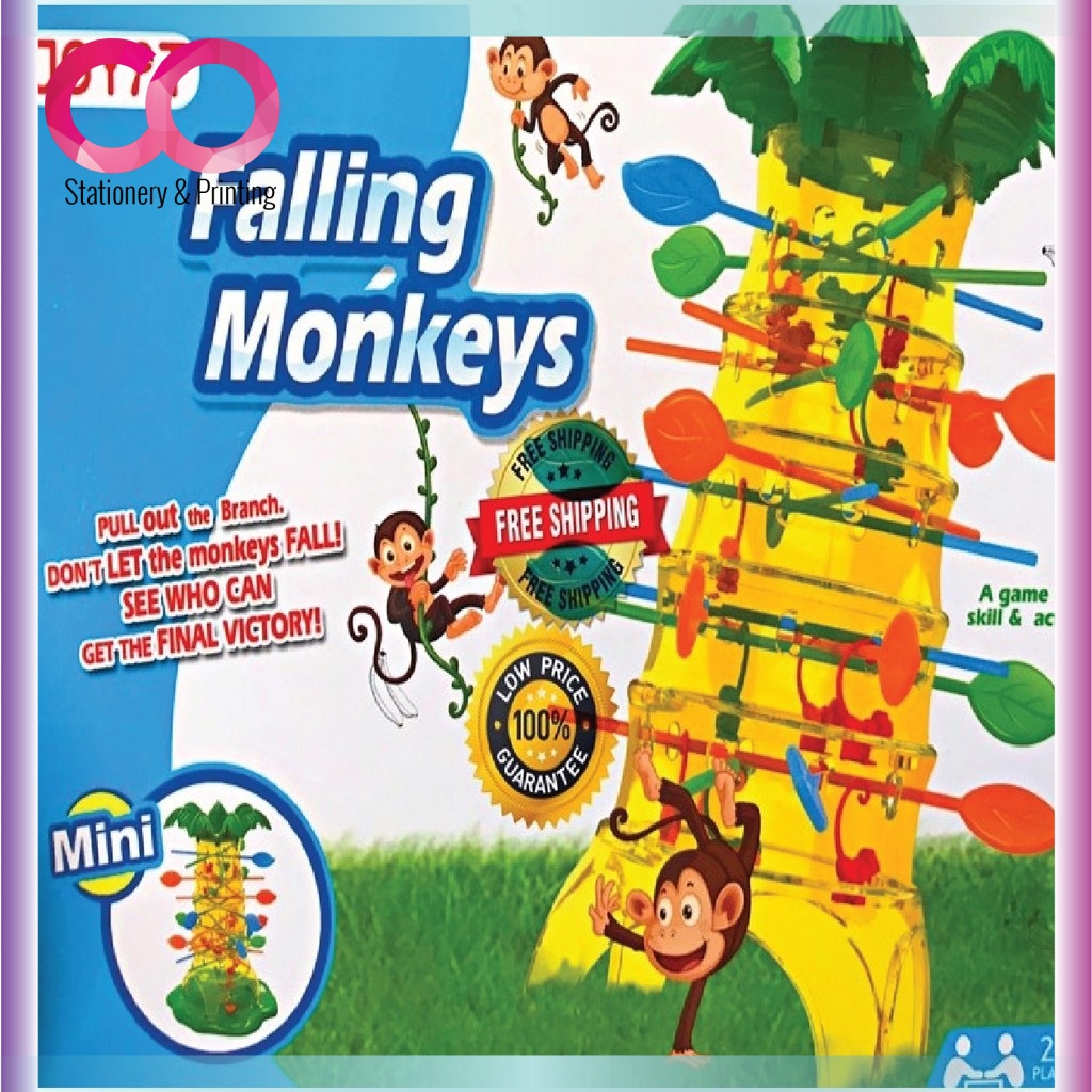 Monkey falling game MONKEY DROP FAMILY GAME Table Board Game Falling  Monkeys Climbing Tree Family Toys | Shopee Malaysia