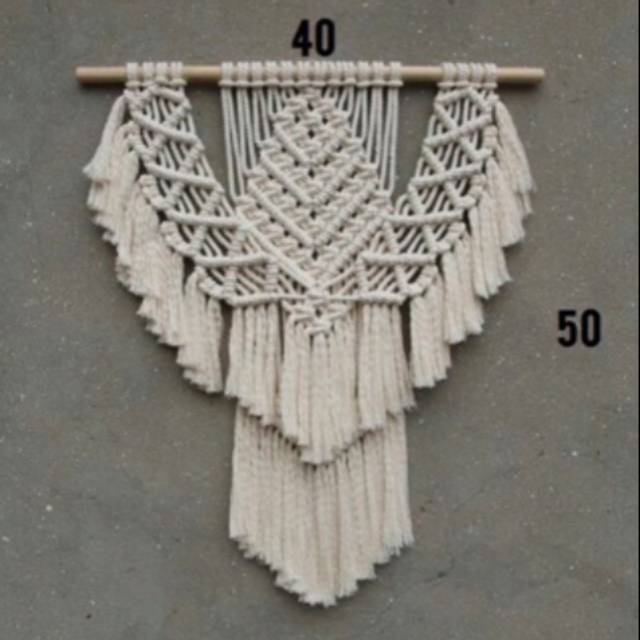 HIASAN DINDING Macrame wall decoration / macrame wall hanging / Home ...
