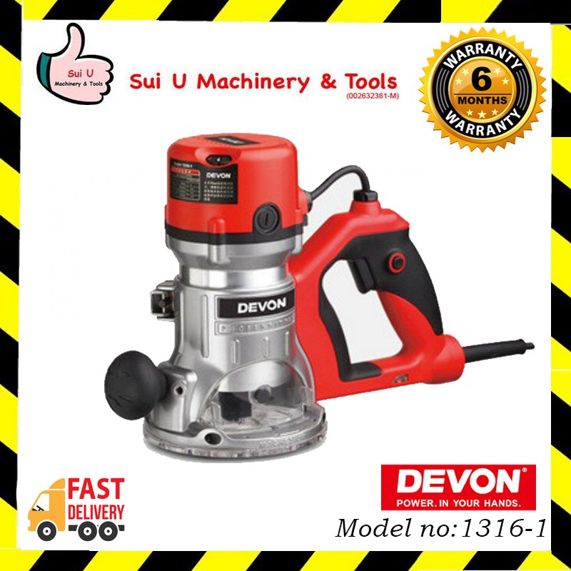 DEVON 1316-1 Electric Router 12mm | Shopee Malaysia