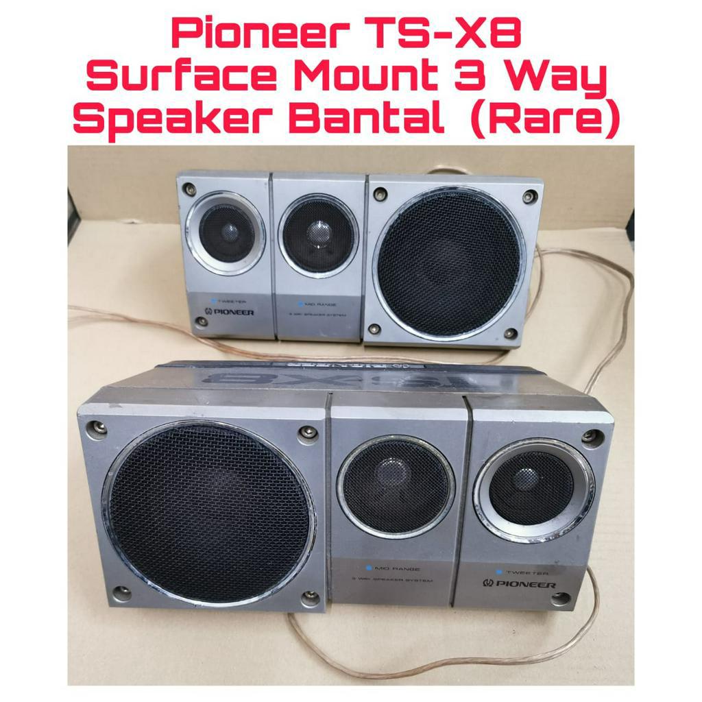 Pioneer TS-X8 Surface Mount 3 Way Speaker Bantal / Speker Bantal