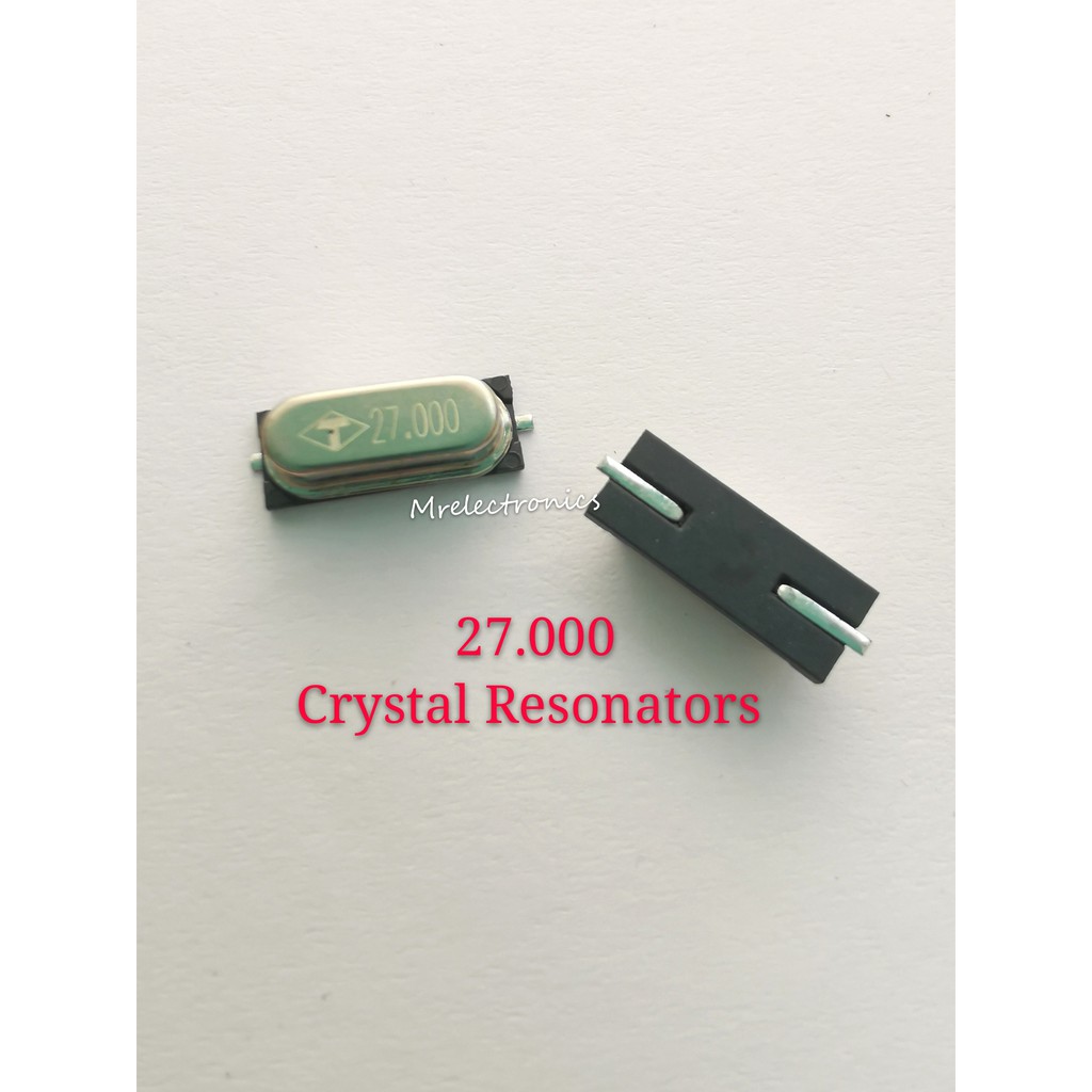 27.000 SMD Crystal Oscillator Resonators.(5pcs/pack) Shopee Malaysia