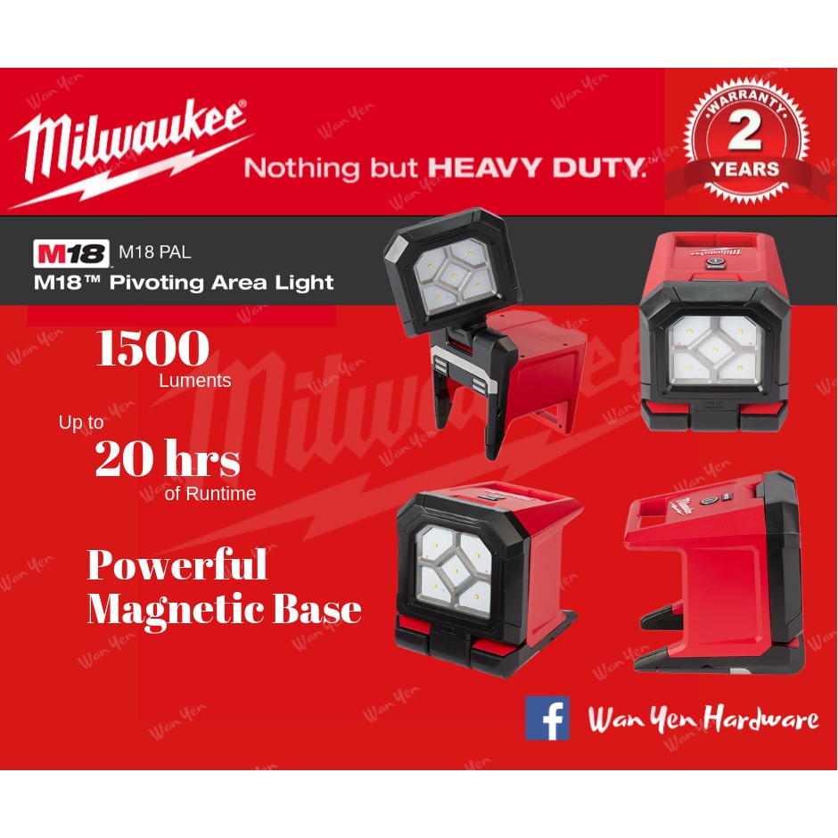 MILWAUKEE M18 PAL-0 LAMPE 