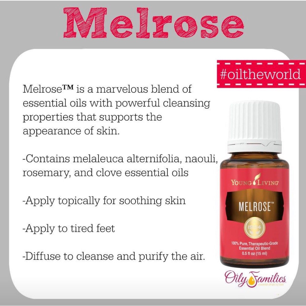 Young Living YL Essential Oil Melrose 15ml Essential Oil | Shopee Malaysia