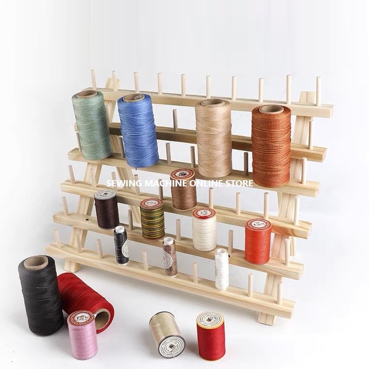 🔥READY STOCK🔥 Wooden Thread Stand Holder / Sewing Embroidery Thread ...