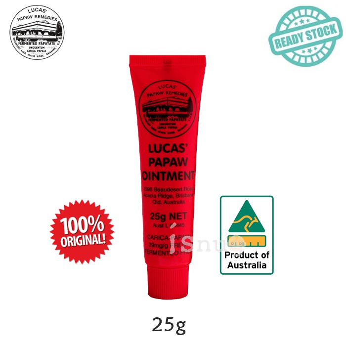 Lucas Papaw Ointment 25g Australian Made (Expiry 2020) Shopee Malaysia