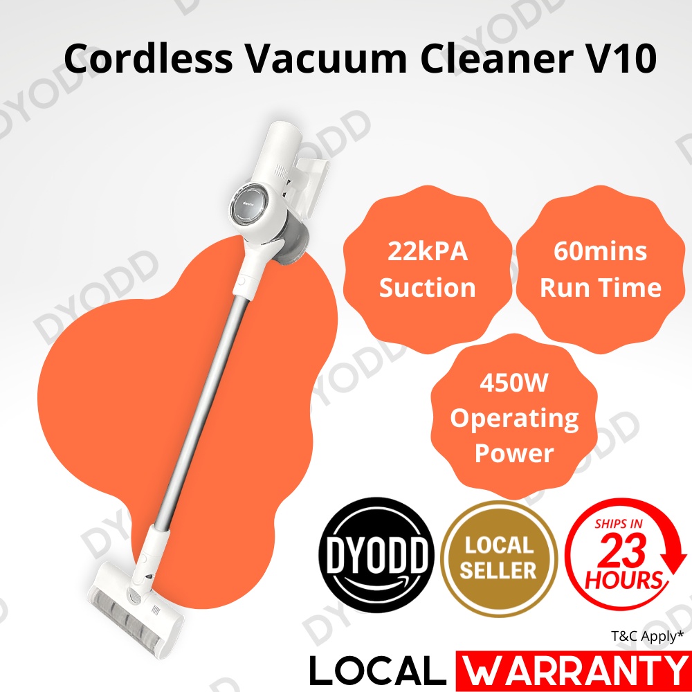 Dreame Vacuum Cleaner Handheld Cordless V10 [22000Pa Suction Power, 4
