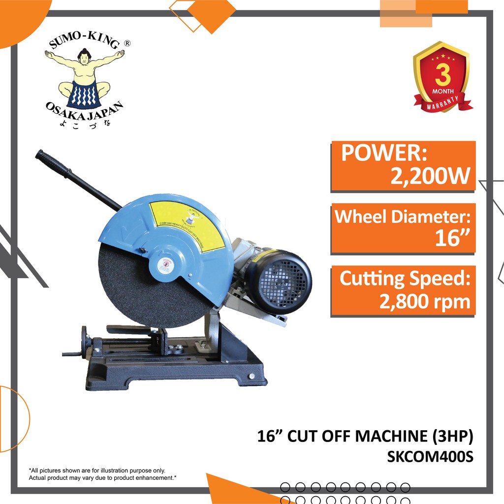 SUMO KING SKCOM400S CUT OFF MACHINE (3HP/400MM/240V) | Shopee Malaysia