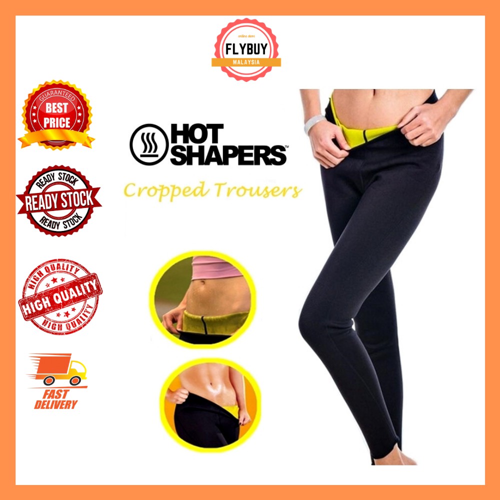 SALE Hot Shapers Cropped Trousers Fat Burner Pants Seluar Panjang Pelangsing Badan Dan Kaki Women Tracksuit Jogging Shopee Malaysia