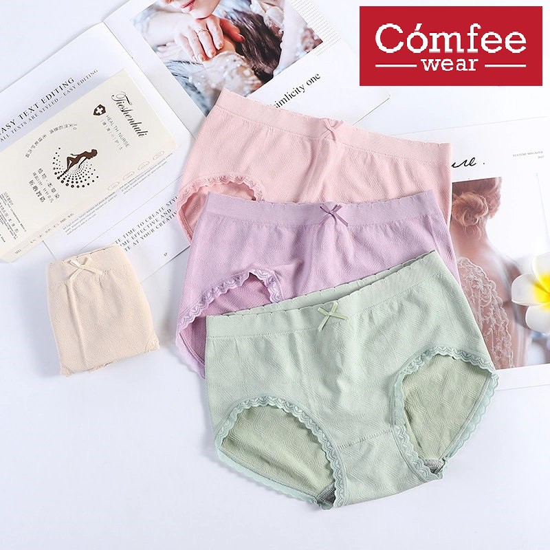 4pcs Box Seamless Cotton Women Antibacterial Panties Underwear