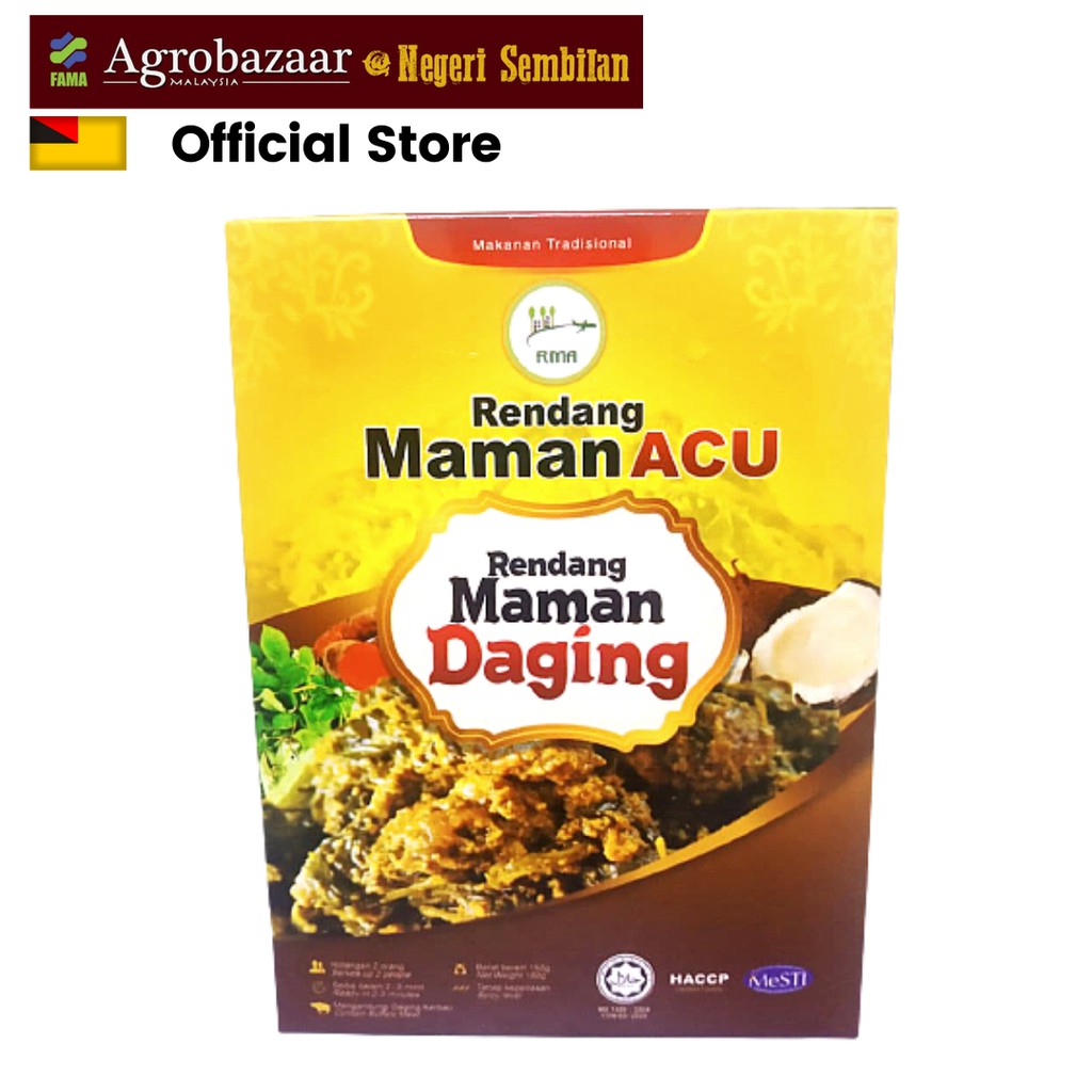 Rendang Maman Daging (Acu) 100% Asli Negeri Sembilan | Shopee Malaysia