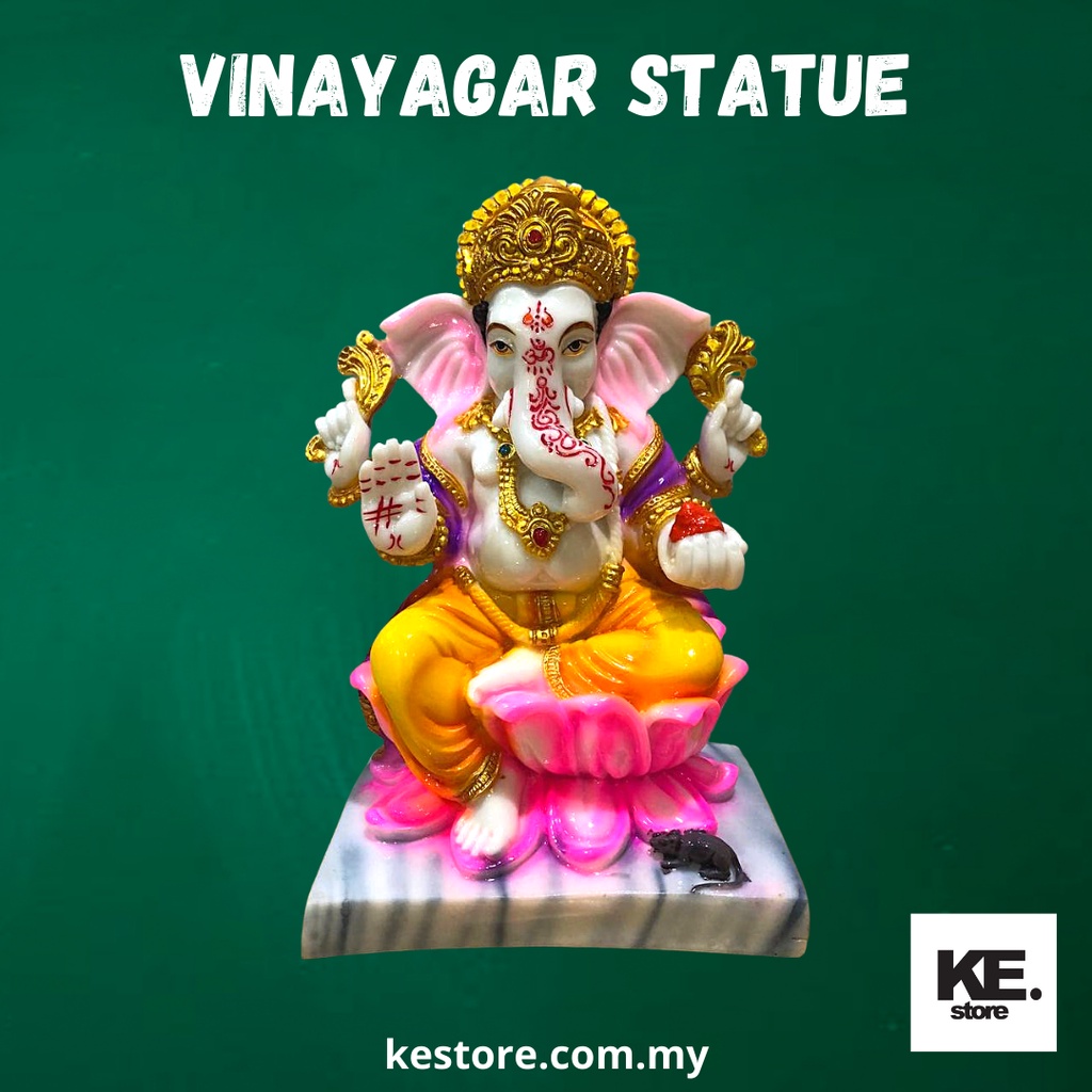 Ganesha/Vinayagar Statue Car Dashboard/Pooja/Office Table/ Shopee