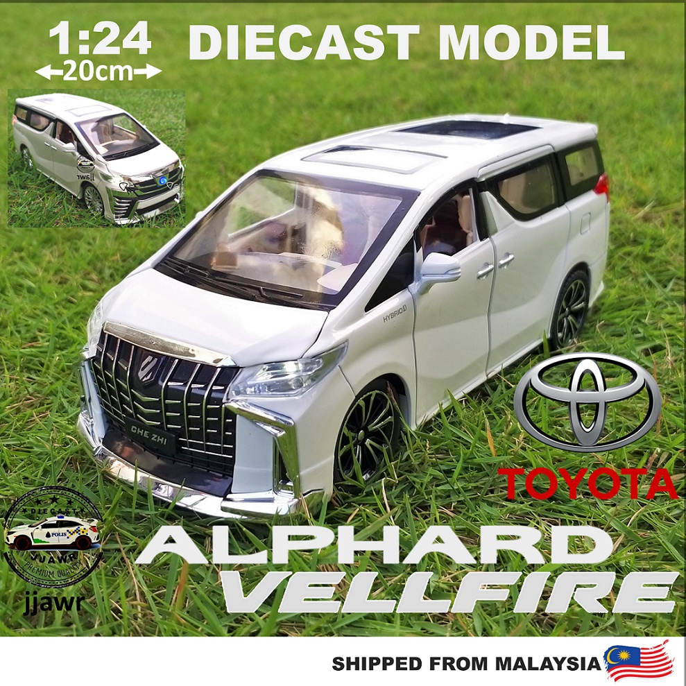 1 24 Toyota Alphard Vellfire AH30 Modellista Model Diecast Toy Car Shopee Malaysia