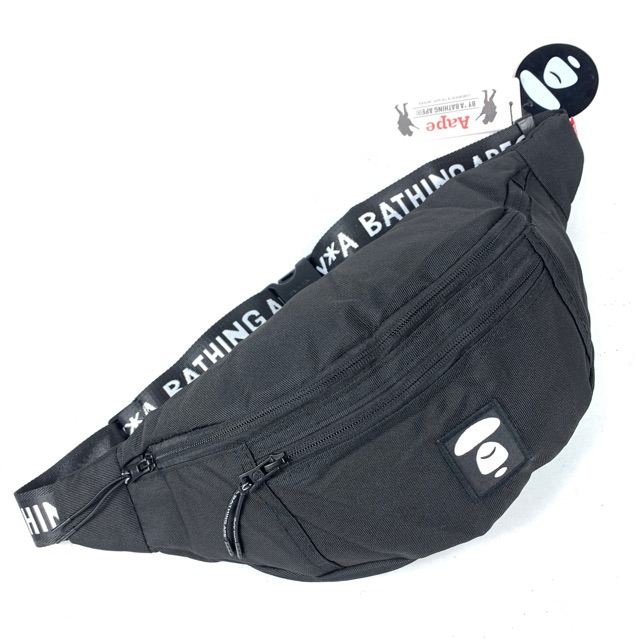 Harga waist bag bape original hot sale