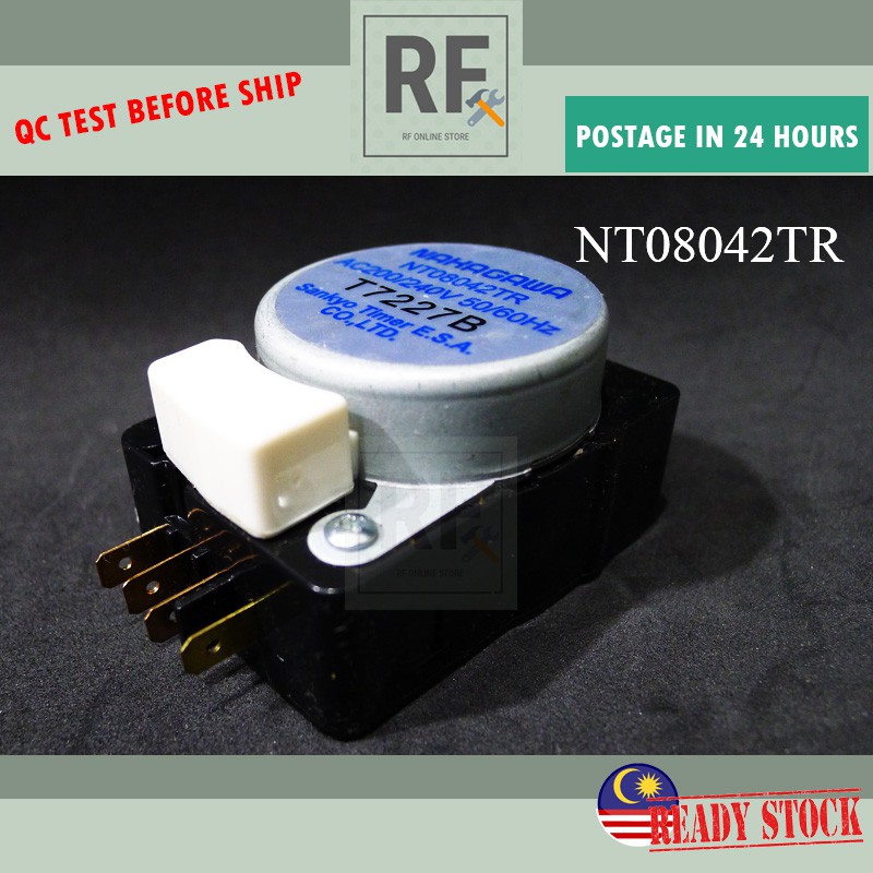 REFRIGERATOR TIMER TMDF DEFROST TIMER NT08042TR TIMER PETI SEJUK
