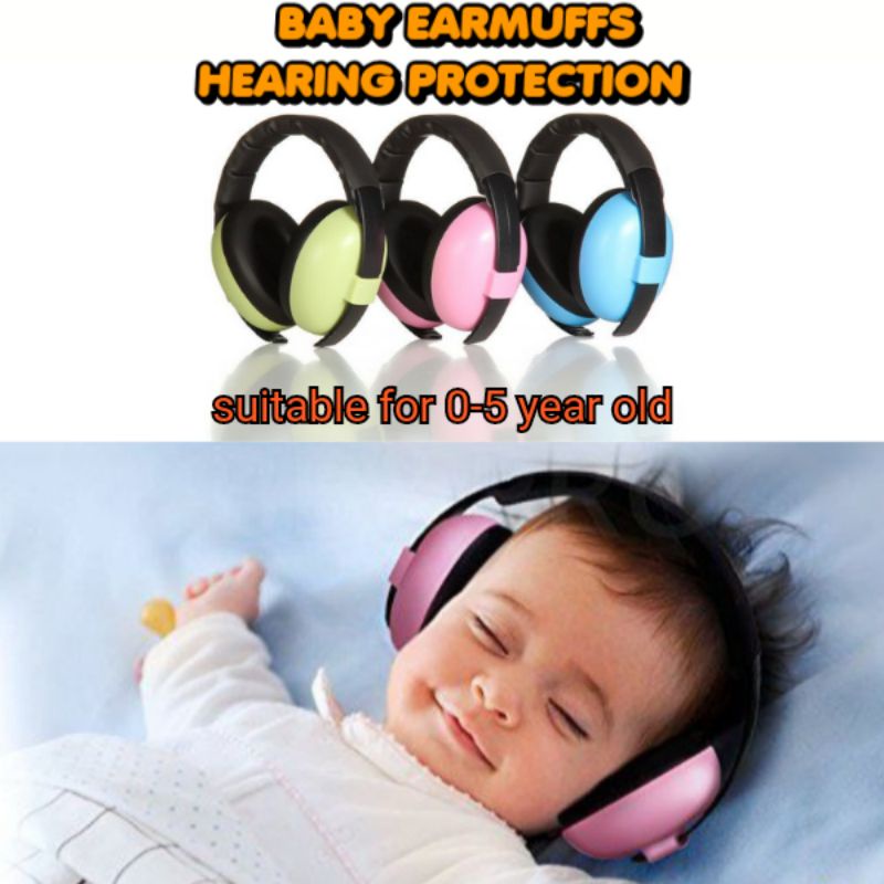 Baby Earmuffs Hearing Protection Safety Noise Shopee Malaysia