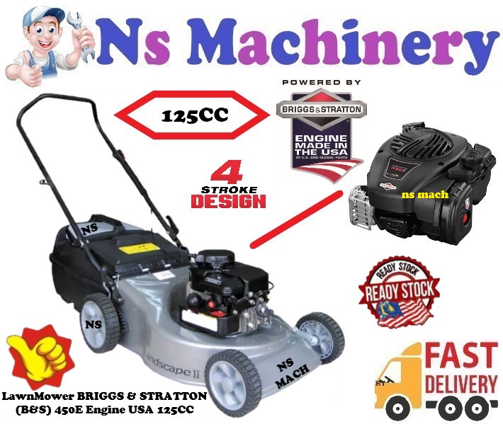 Stratton 450e Petrol Lawnmower Briggs And Stratton Engine Briggs