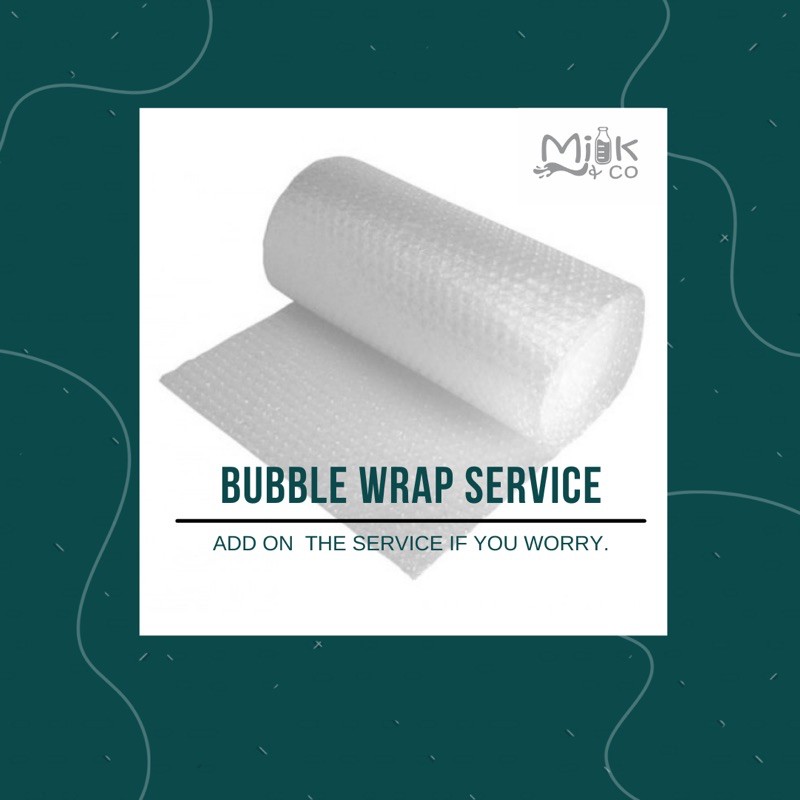Extra add on bubble wrap service Shopee Malaysia