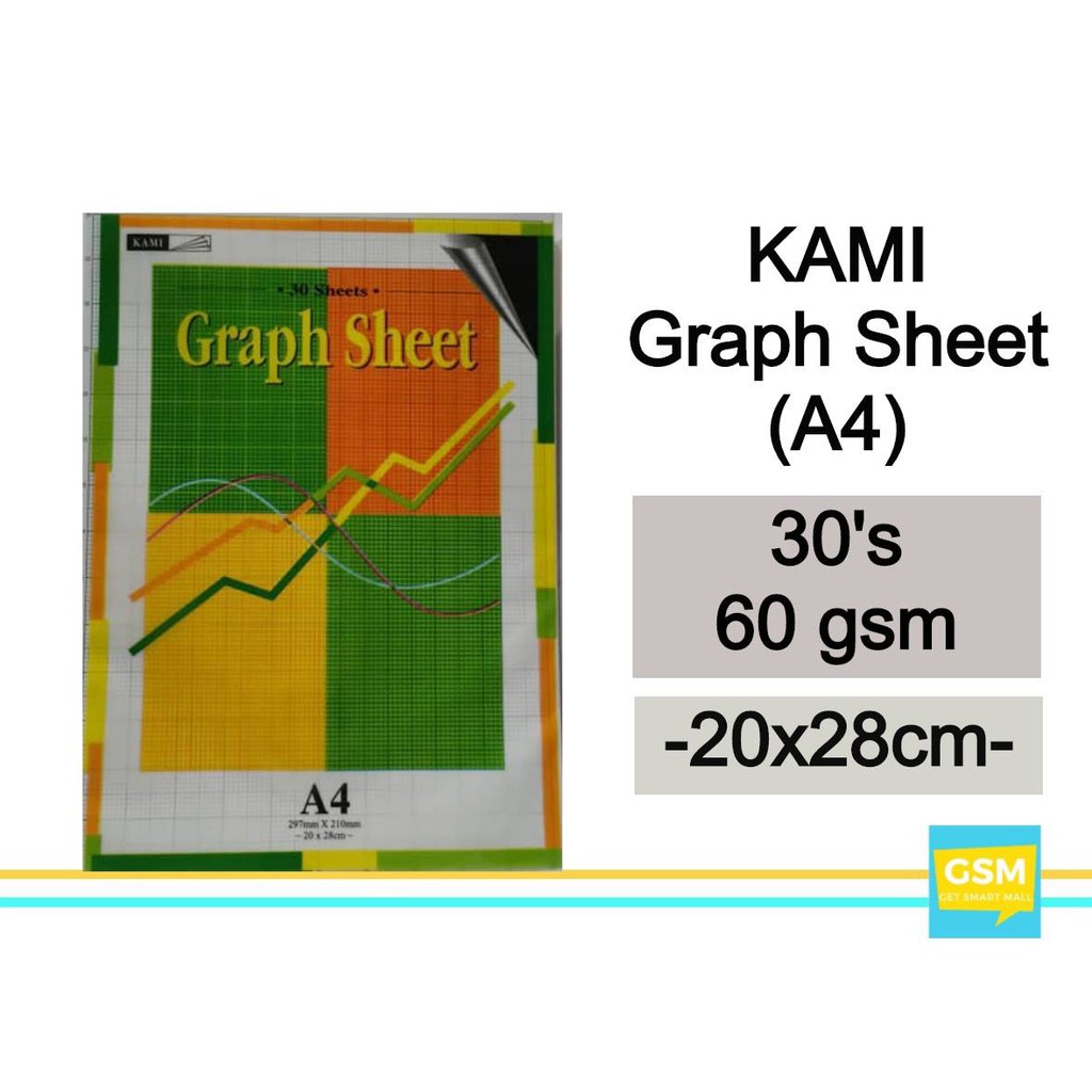 Kami A4 Graph Paper (60gsm / 70gsm) | Shopee Malaysia