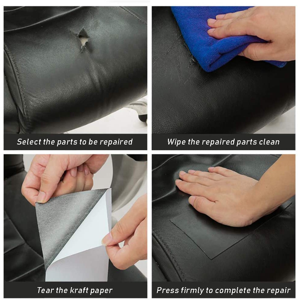 DIY back glue self-adhesive leather patch repair patch sofa repair Ding  leather self-adhesive PVC