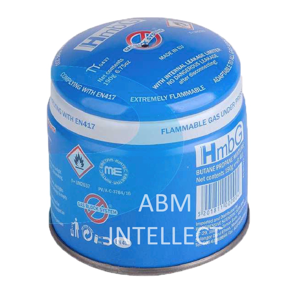 Bunsen Burner Gas Refill Butane Cartridge HmbG Eco / HmbG Extra / HmbG