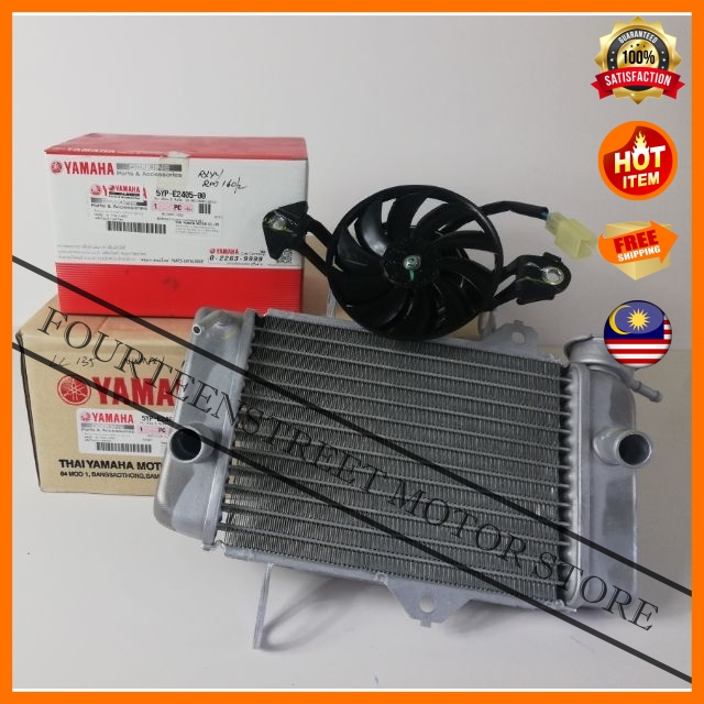 100% Original Yamaha LC135 LC 135 135LC Radiator With Blower Assy / Fan ...
