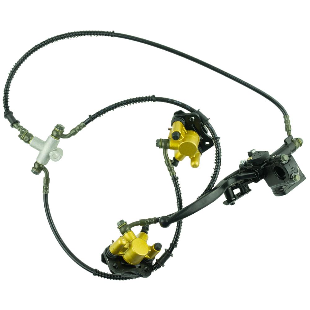 GOOFIT Front Disc Brake Master Cylinder Caliper Assembly For Chinese