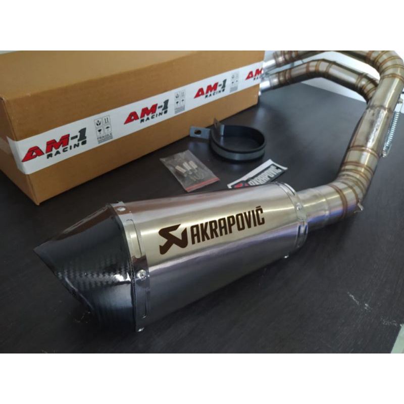 Exhaust Racing Er6n Er6 Er6F Akrapovic Short Fullsystem Pnp | Shopee ...
