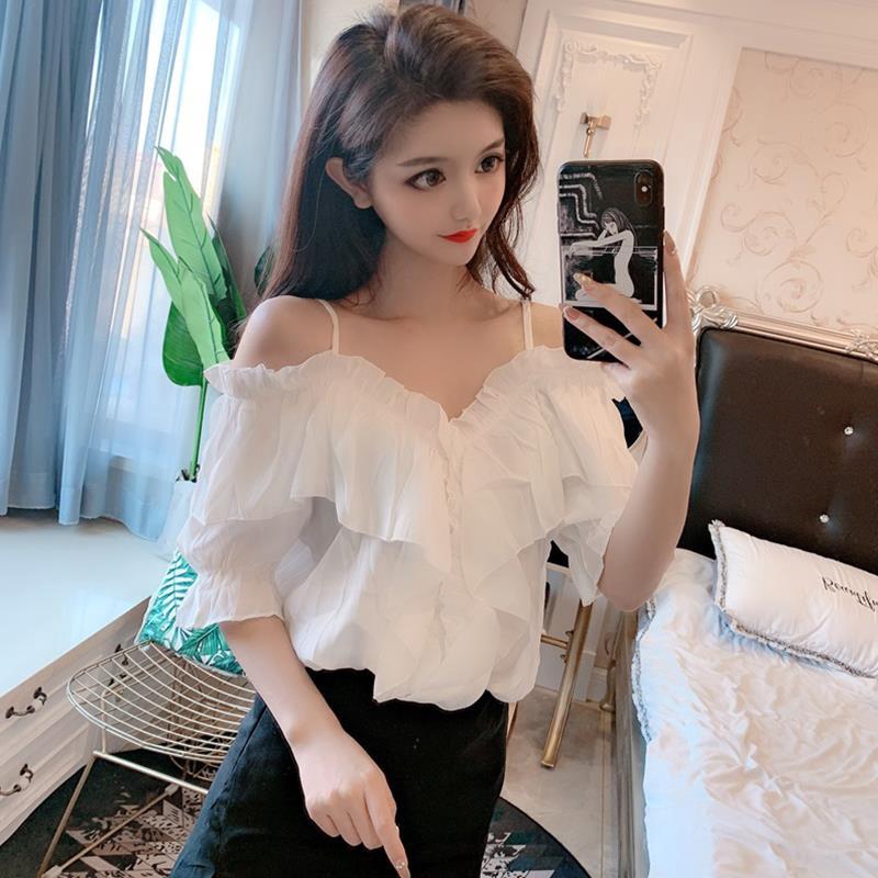 Shirt one shoulder online off