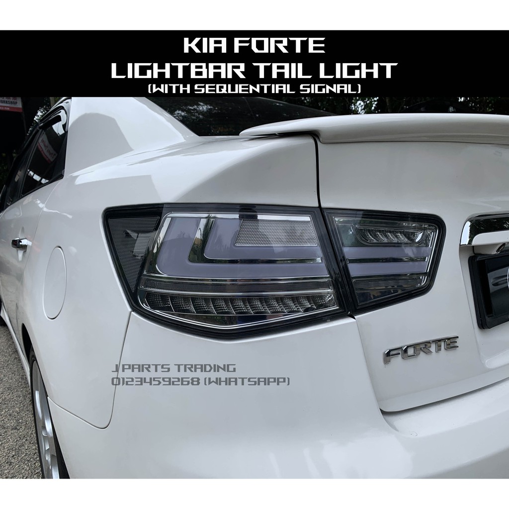 Kia Forte Lightbar Taillight Tail Light Sequential LED Shopee Malaysia