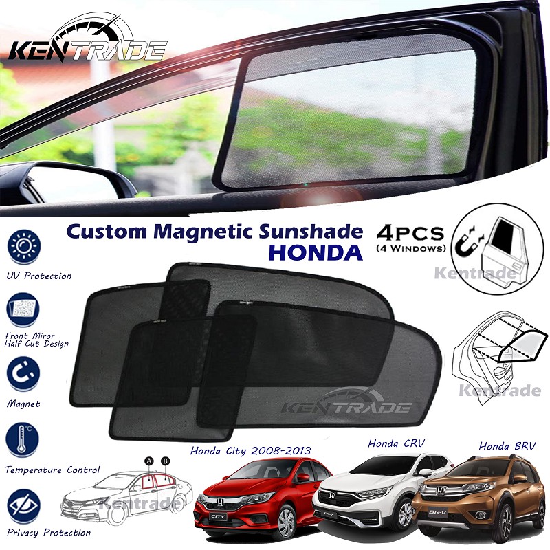 Honda City BRV CRV Sunshade UV Cut Custom Fit Sun Shade