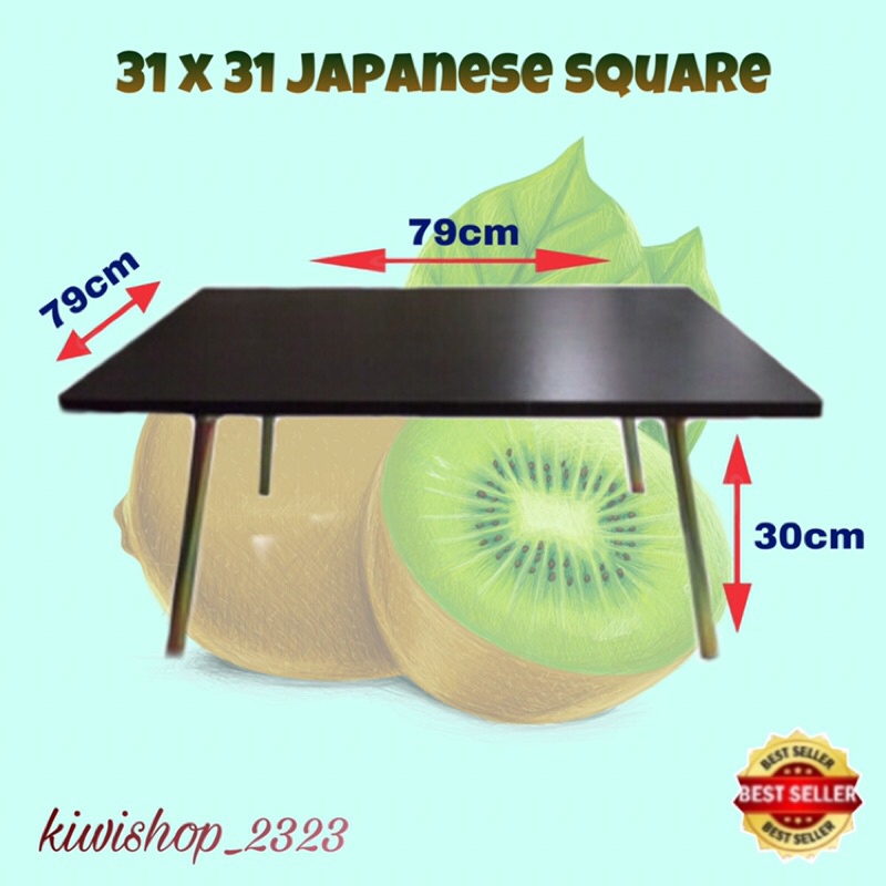 Japanese Folding Table / Meja Lipat Jepun Kaki Besi