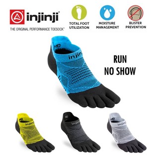 Injinji Ultra Run No Show Toe Socks, Performance Exercise Socks, Running  Socks