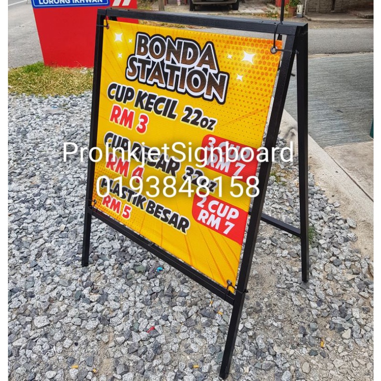 A Stand Banner/ Signboard A/Banner | Shopee Malaysia