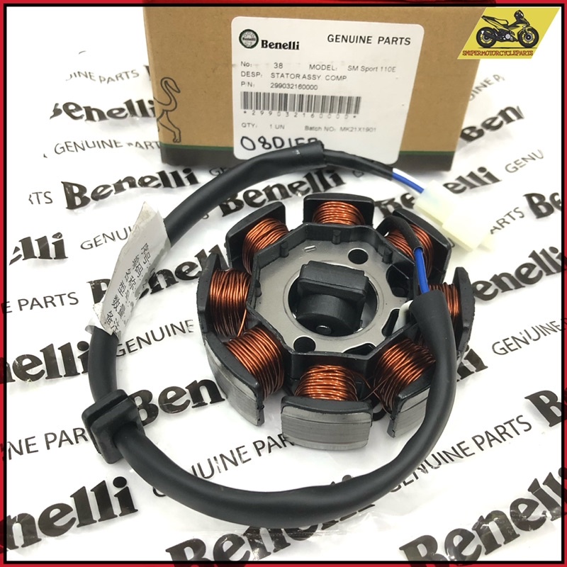 [100 ORI] SM SPORT 110/E & 110/R FUEL COIL STATOR COIL COIL
