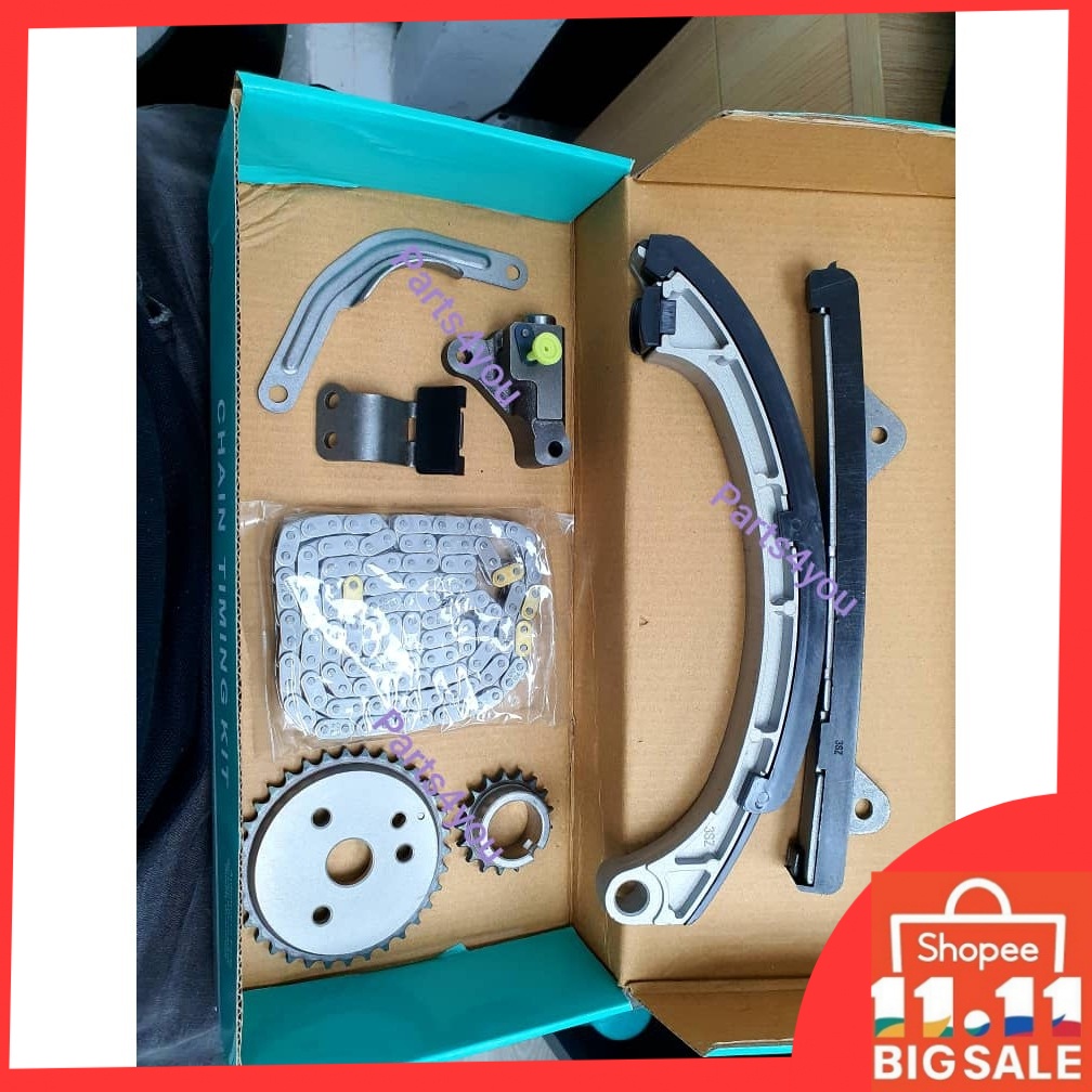 TIMING CHAIN KIT SET PERODUA ALZA 1.5, MYVI LAGI BEST 1.5 D54T, AVANZA
