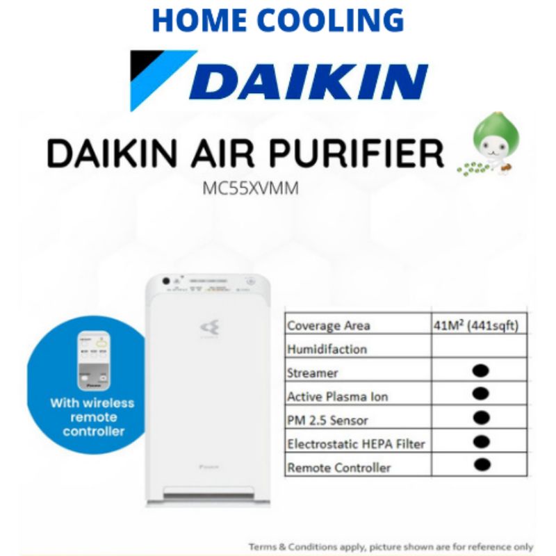 DAIKIN AIR PURIFIER STREAMER MC50XVMM Shopee Malaysia