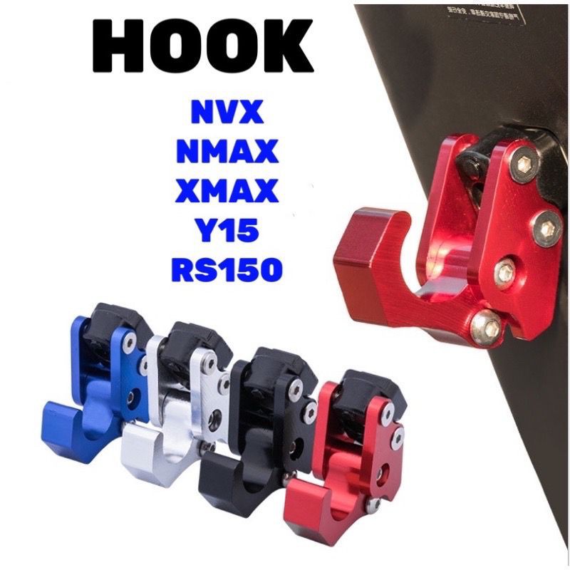 YAMAHA NVX155 AEROX155 NMAX155 CNC Motorcycle Luggage Helmet Hook Y15ZR ...