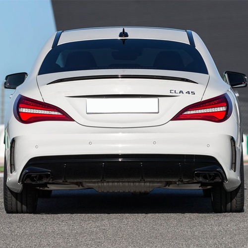 W117 `17 CLA45 Style Rear Bumper W/Diffuser | Shopee Malaysia