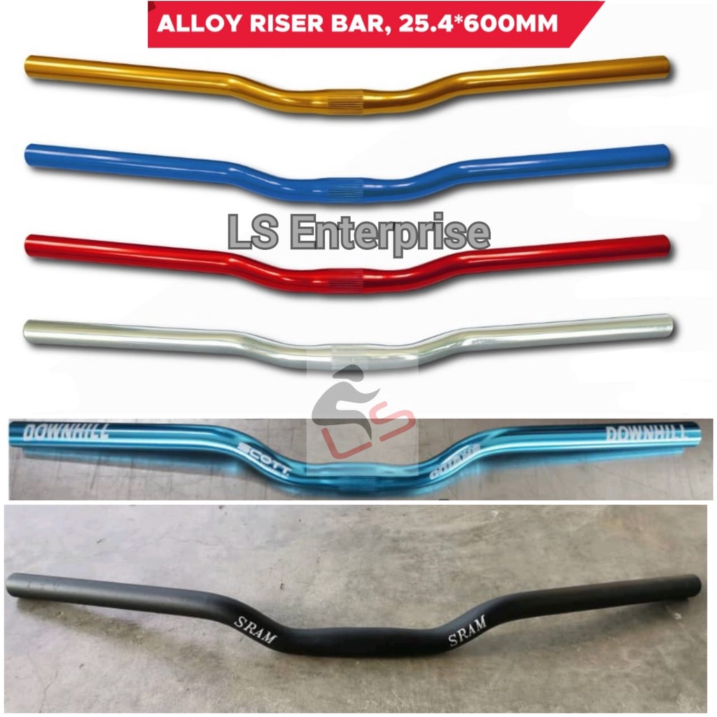 Ø25.4mm Basikal MTB Alloy / Besi Handlebar Handle Bicycle Handle Bar ...