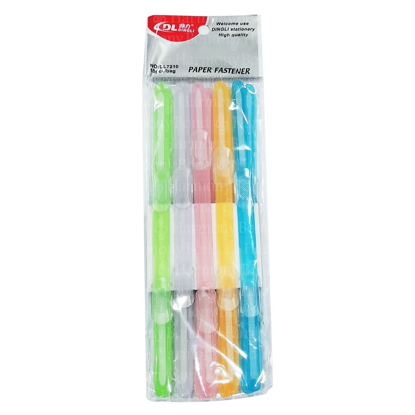 DINGLI Mix Color Paper Fastener 10pcs (DL7210) Shopee Malaysia