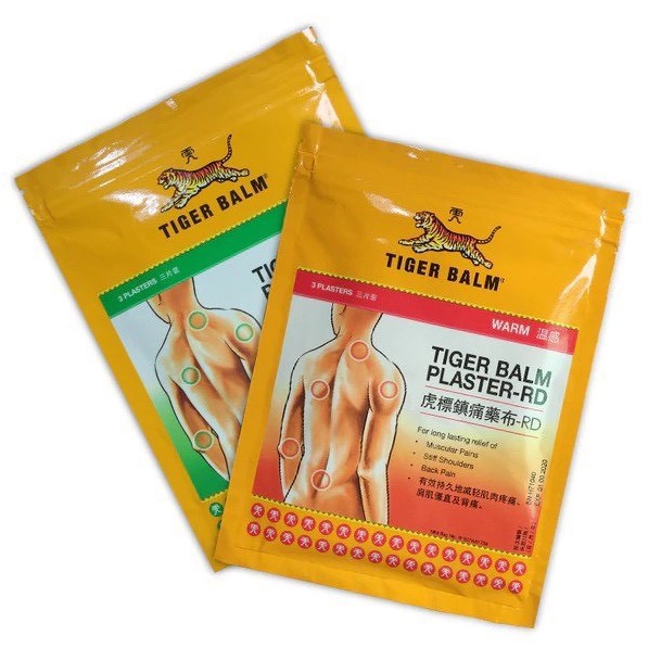 Tiger Balm Medicated Plaster-Cool & Warm Back Pain Patch Thailand
