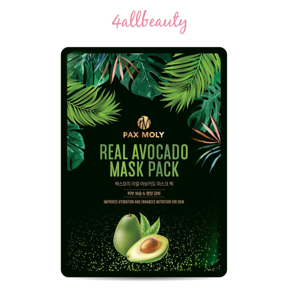 [Exp 2026] 25ml Pax Moly Real Avocado Mask Pack 1's Shopee Malaysia