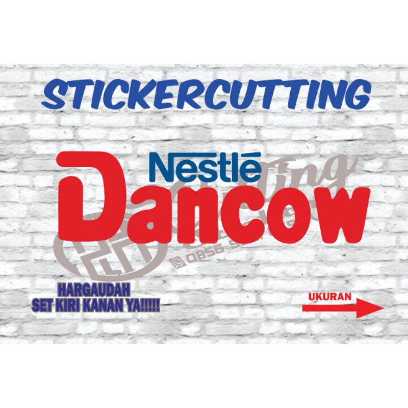Sticker cutting Nestle Dancow - sticker scoopy pespa nmax aerox beat ...