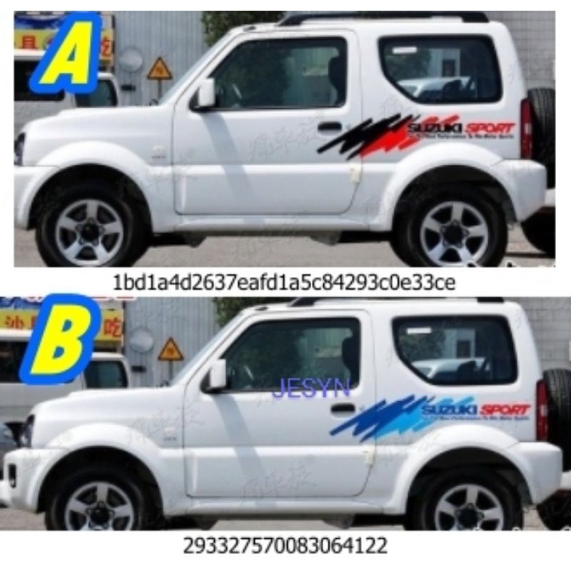 SUZUKI JIMNY SIDE BODY STICKER | Shopee Malaysia
