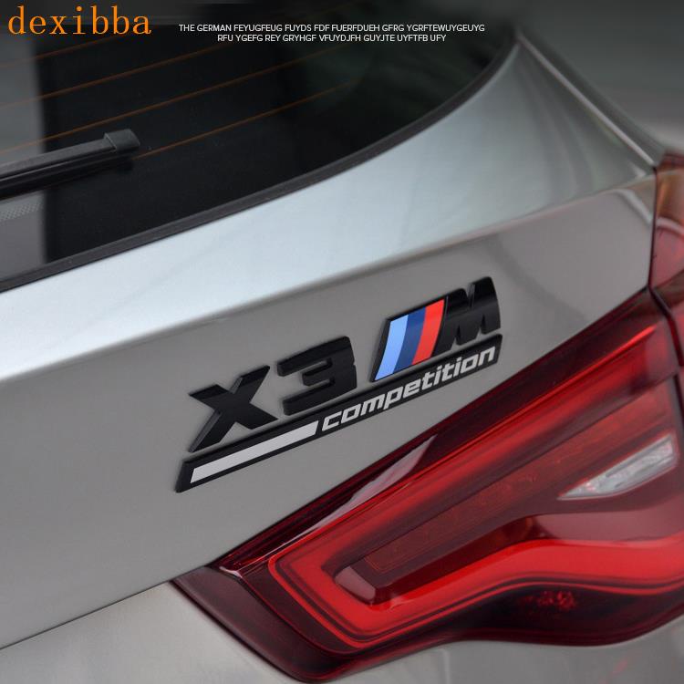 BMW M Thunder Version Car Logo Letter Label X6M X1M X3M X4M X5M M3 M4 ...
