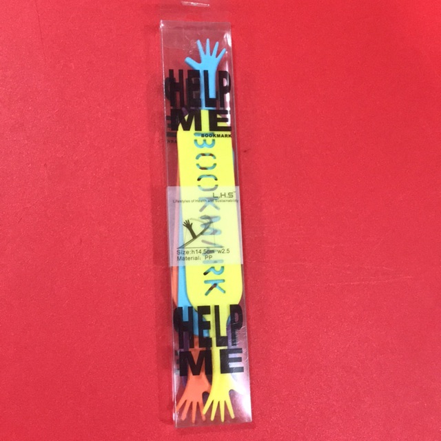4 COLOURS HELP ME BOOKMARKS (1 set) | Shopee Malaysia