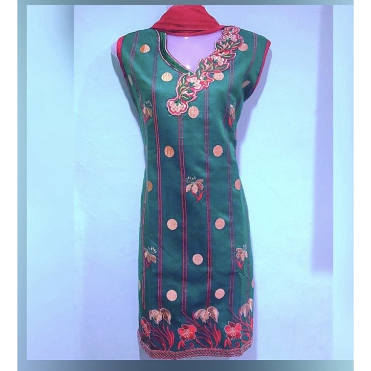 Punjabi Suit with pant and shawl Shopee Malaysia